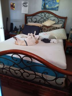King size bed frame