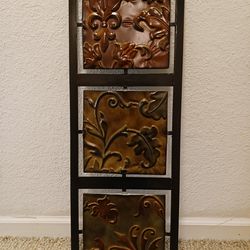 Wall Art/Decor - Bronze - Metal - Tri-design