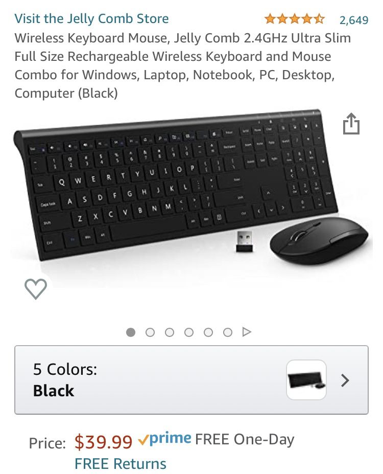 WIRELESS KEYBOARD AND MOUSE $15 OBO