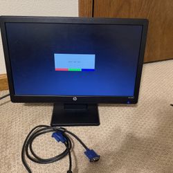 HP LV1911 Monitor with cables (working)