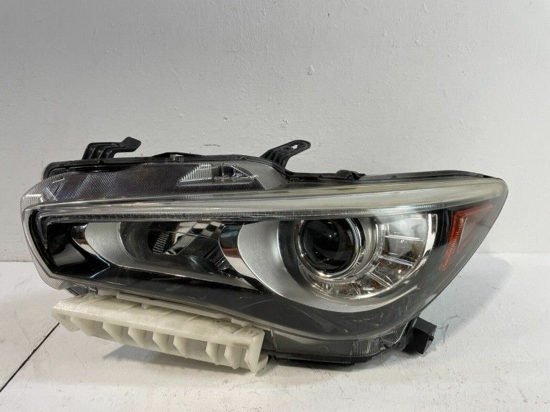 2014-2017 INFINITI Q50 LEFT SIDE LED HEADLIGHT HEADLAMP W/O ADAPTIVE 