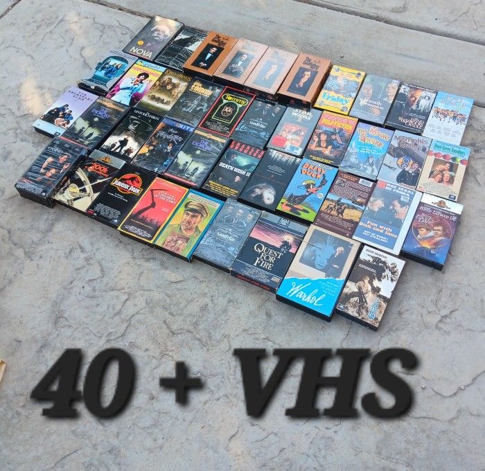 40 + VHS Hit Movies Some Rare Some New/ Sealed Nice!