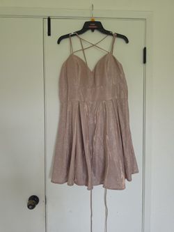 Rose gold dress