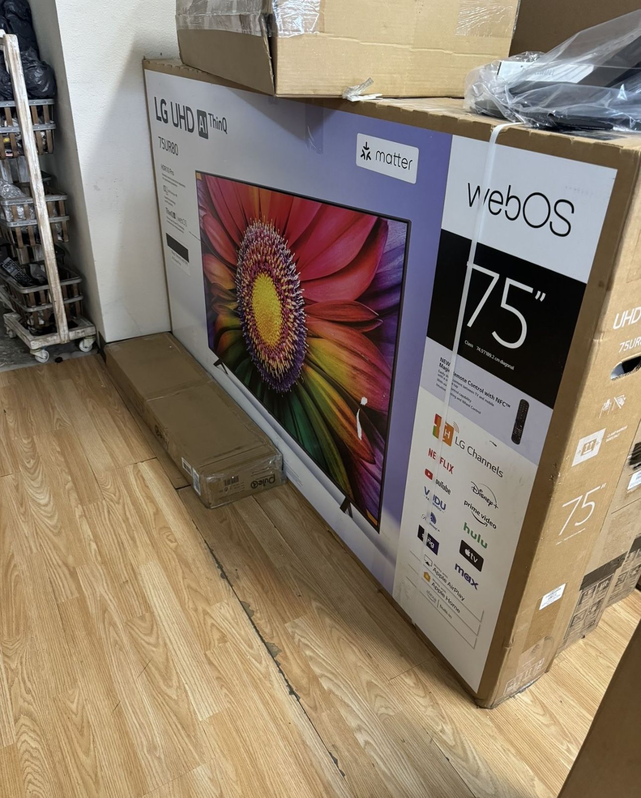 75” Lg UHD Smart 4K WebOS Tv