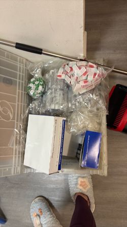 2 boxes medical supplies for Iv therapy antibiotics etc