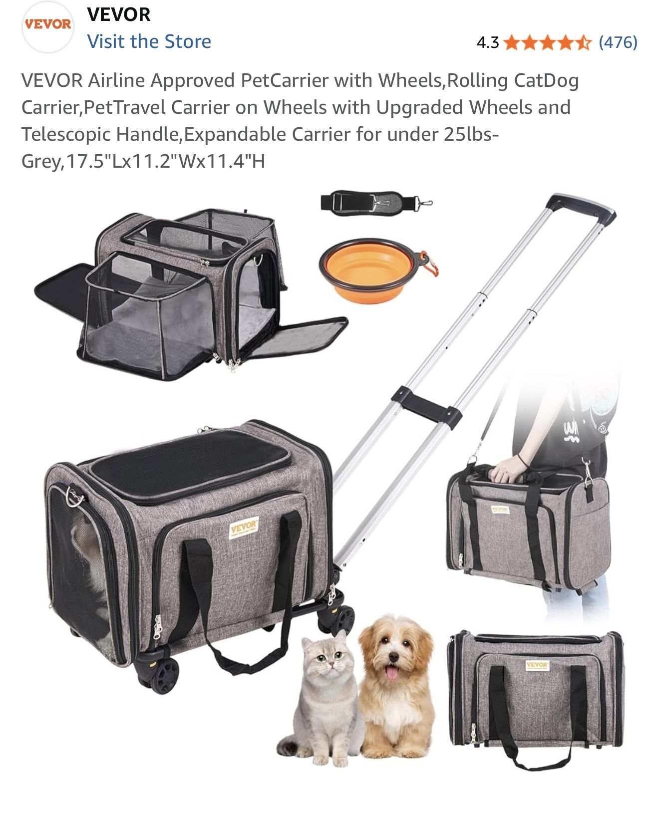 Pet Carrier Airline Approved