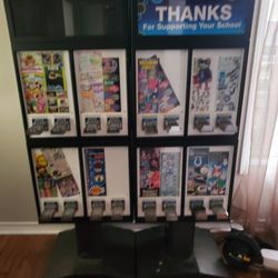 Vending Machine with extra insert and pencil machine