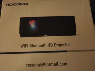 Roconia Projector with 5G WiFi and Bluetooth, Native 1080P Projector [New*]