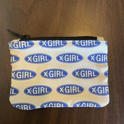 X-Girl 90's Streetwear 5" Cloth/ Canvas Coinpurse