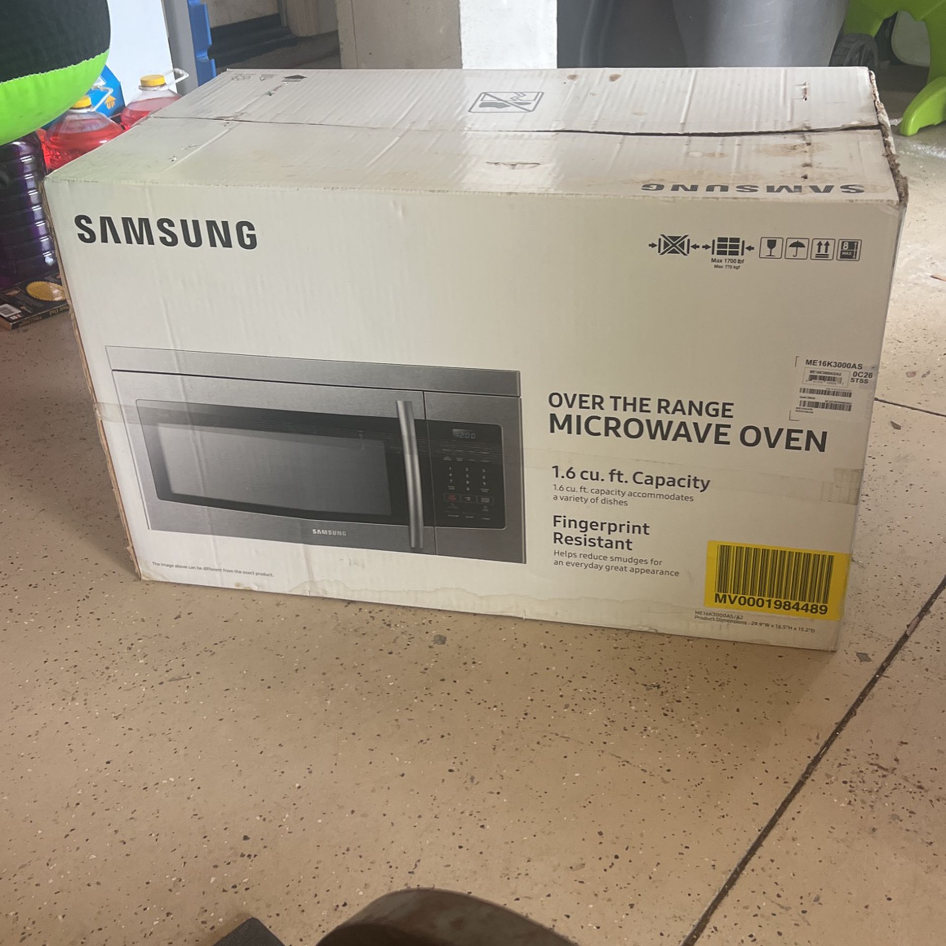 Samsung Over The Range Microwave Oven