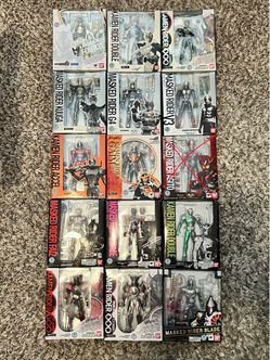 S.H.Figuarts Kamen Rider Collection – 14 Figures Complete w/ Boxes
