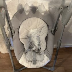 Graco Slim Spaces Compact Baby Swing, Reign