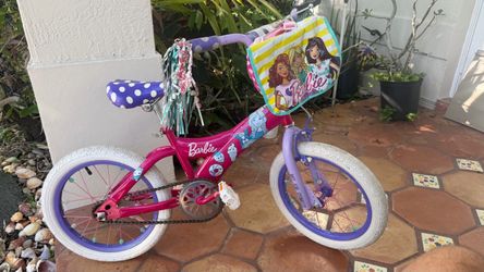 Barbie 16 inch youth bike bicycle 5-7 year olds girls