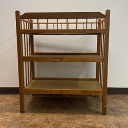 Wood Diaper Changing Table