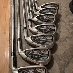 Callaway Steelhead XR 8-Club Set (5–AW) + Big Bertha Diablo Driver (R-Flex) - Complete Set