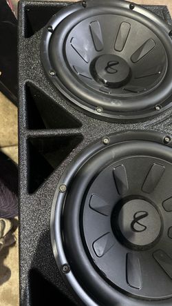 2 12” INFINITY SUBS AND BOX