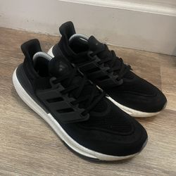 Adidas UltraBoost 21 'Core Black' White Running Shoes Men's Size 9 Sneakers
