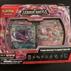 League Battle Deck - Team Rockets Mewtwo EX 