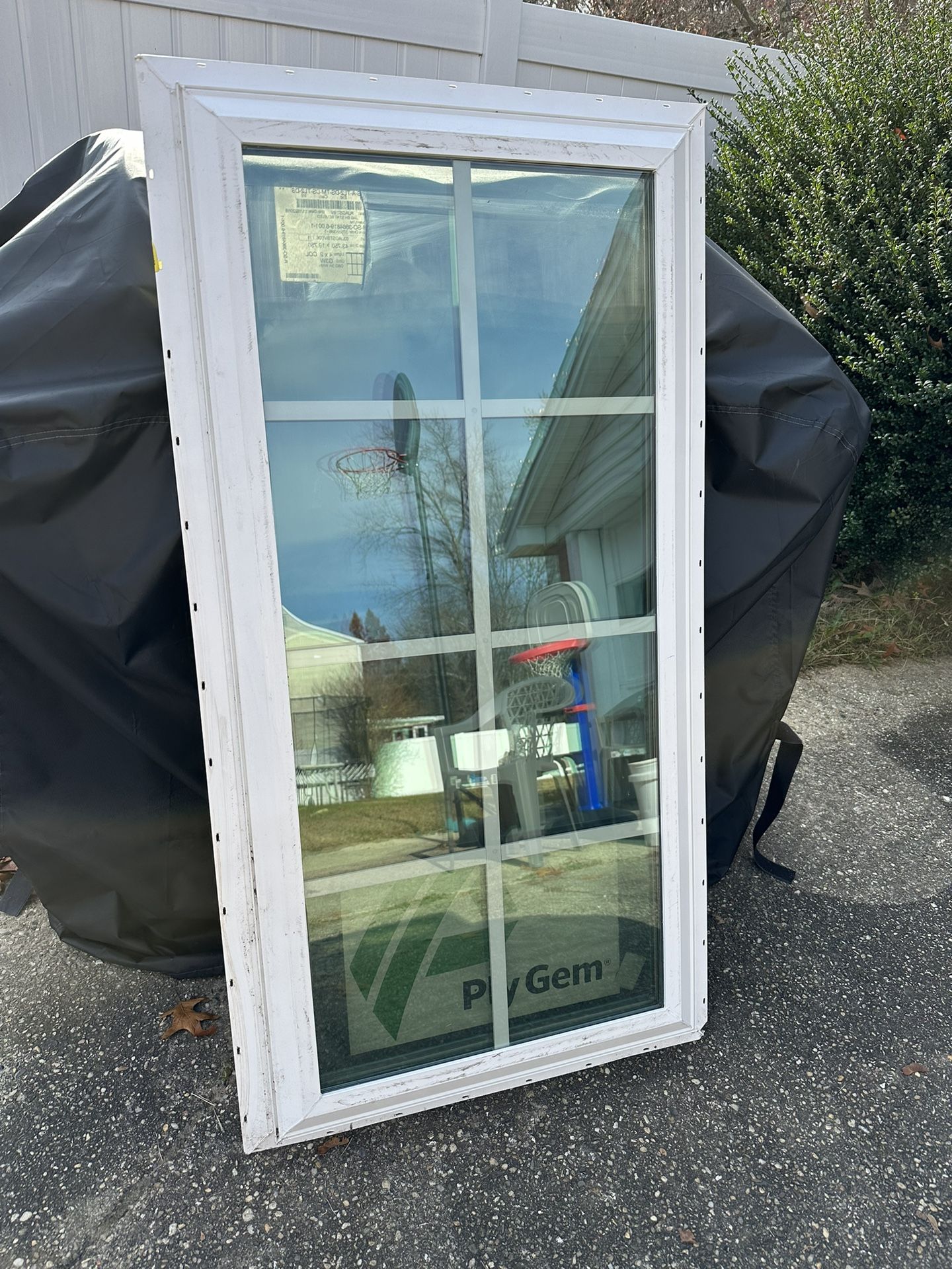 New Ply Gem 4020 White Vinyl Transom Window - Fixed New Construction