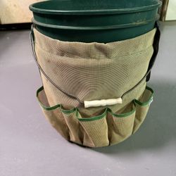 Tool Bucket With Pockets
