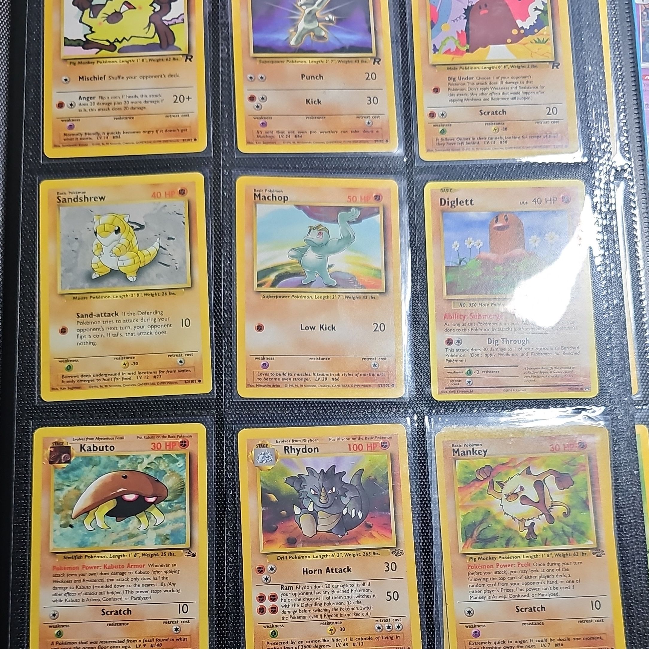 Vintage Pokemon Trading Card Collection