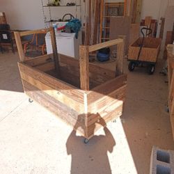 Planting Box On Wheels