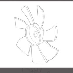 Fan, Cooling - Honda (38611-RYE-A01)