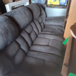 Love Seat & Couch Recliner Set