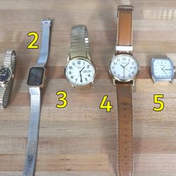 5 Timex Watches 