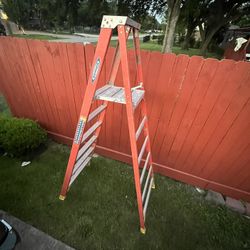 Platform Ladder 6ft -300 Pound Capacity 