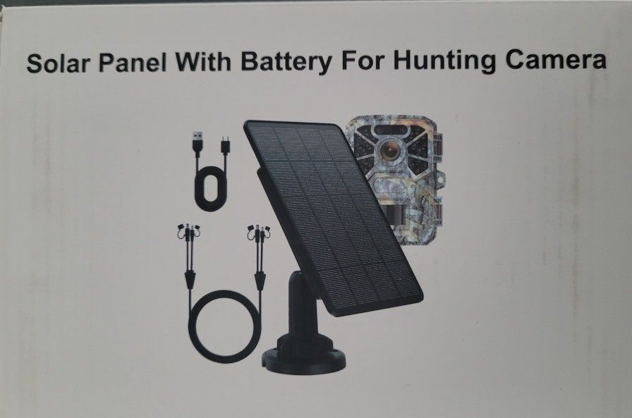 Solar Panel For Hunting Camera