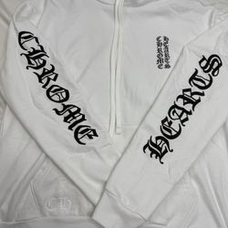 Chrome Hearts Vertical Logo FU Hood Zip Up Hoodie