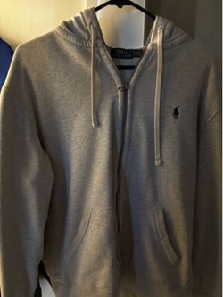 Polo Ralph Lauren Zip Hoodie Gray Size L