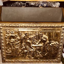 Brass Magazine Rack from a  very high end Estate Liquidation Event held recently in Sun City West