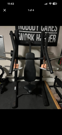 Incline press plate loaded