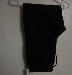 Essentials sweatpants un cuff stretch limo size small