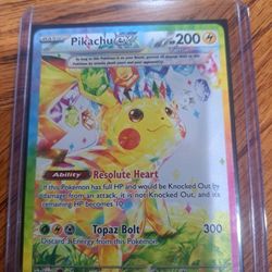 Pikachu RARE Full Art Holo
