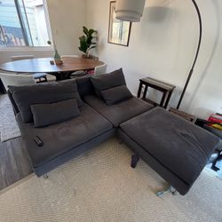 IKEA Couch Sofa Sectional And Ottoman