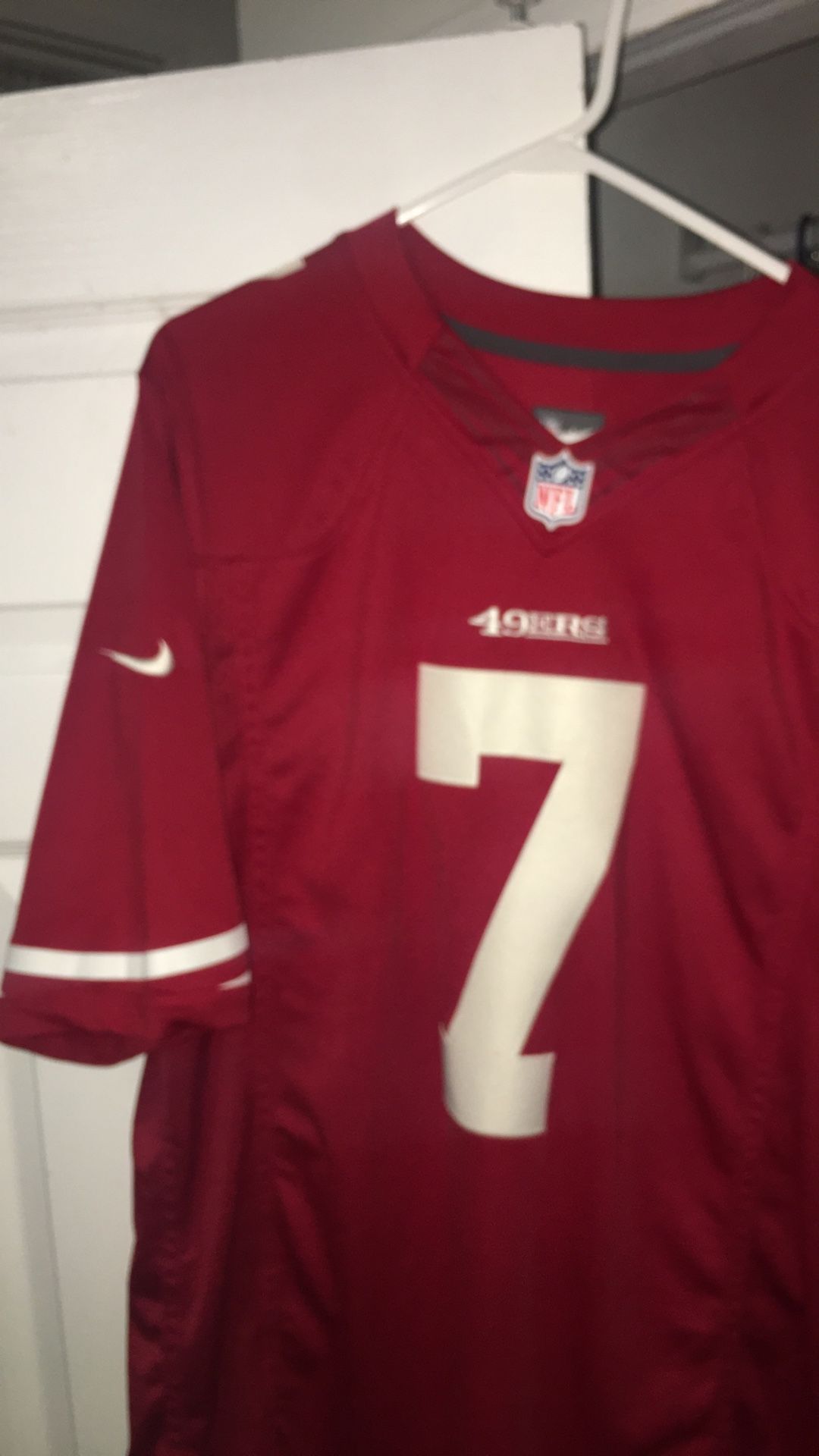 banned colin kaepernik on field jersey