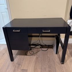 Wooden Crate & Barrel Workdesk