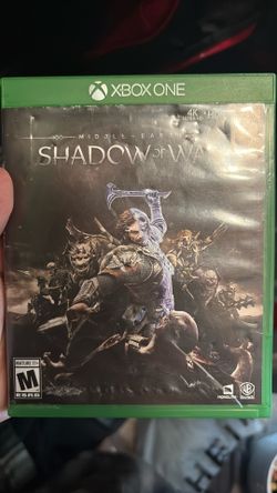 Shadow of war never used disc