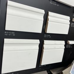 MDF bseboard 4’ $0,81 / Molduras