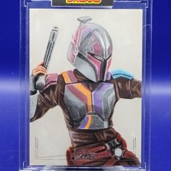 2025 Topps Chrome Star Wars Galaxy Sketch Cards