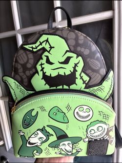 Glow in the dark Loungefly Oogie Boogie mini backpack