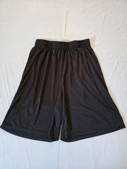 Black Soccer shorts - size adult medium