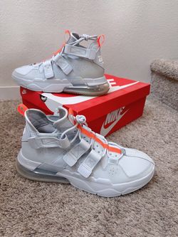 Nike Air Edge 270 Pure Platinum Total Orange AQ8764-002 Sz12