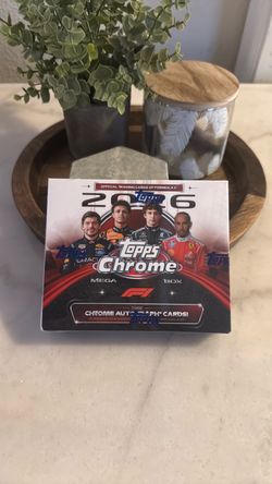 2026 tops chrome formula one f1 mega box