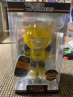 Funko Hikari Transformers Bumble Bee Clear Glitter Japanese Vinyl Figure