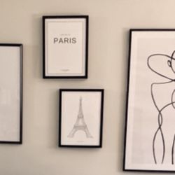 4 Frames + Posters - Various Sizes
