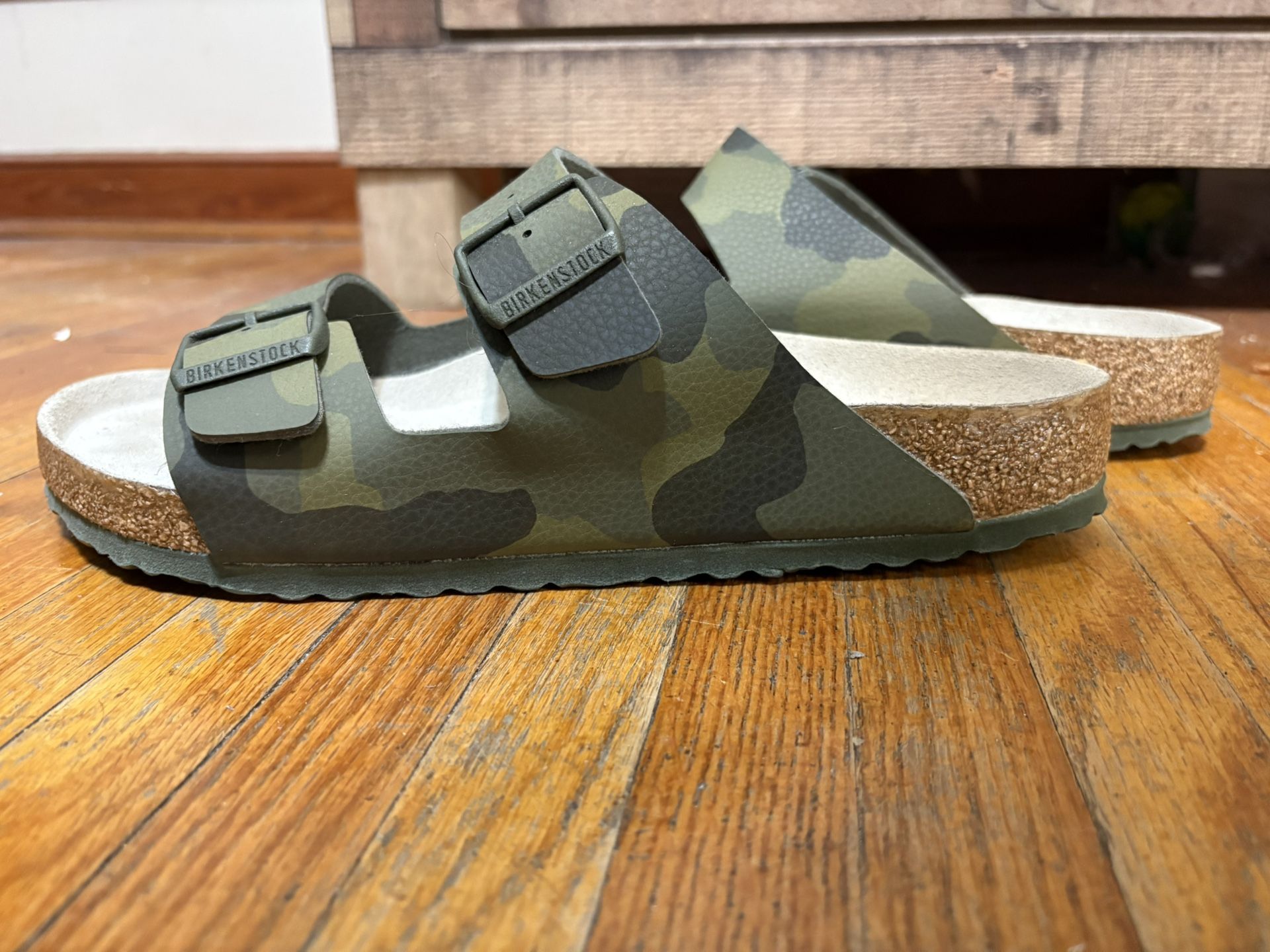 Birkenstock Soft Footbed Birko-Flor - Desert Soil Camo Green